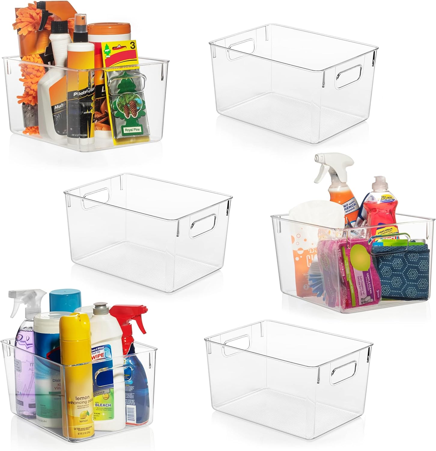 ClearSpace Clear Plastic Bins - Ultimate Organizer!