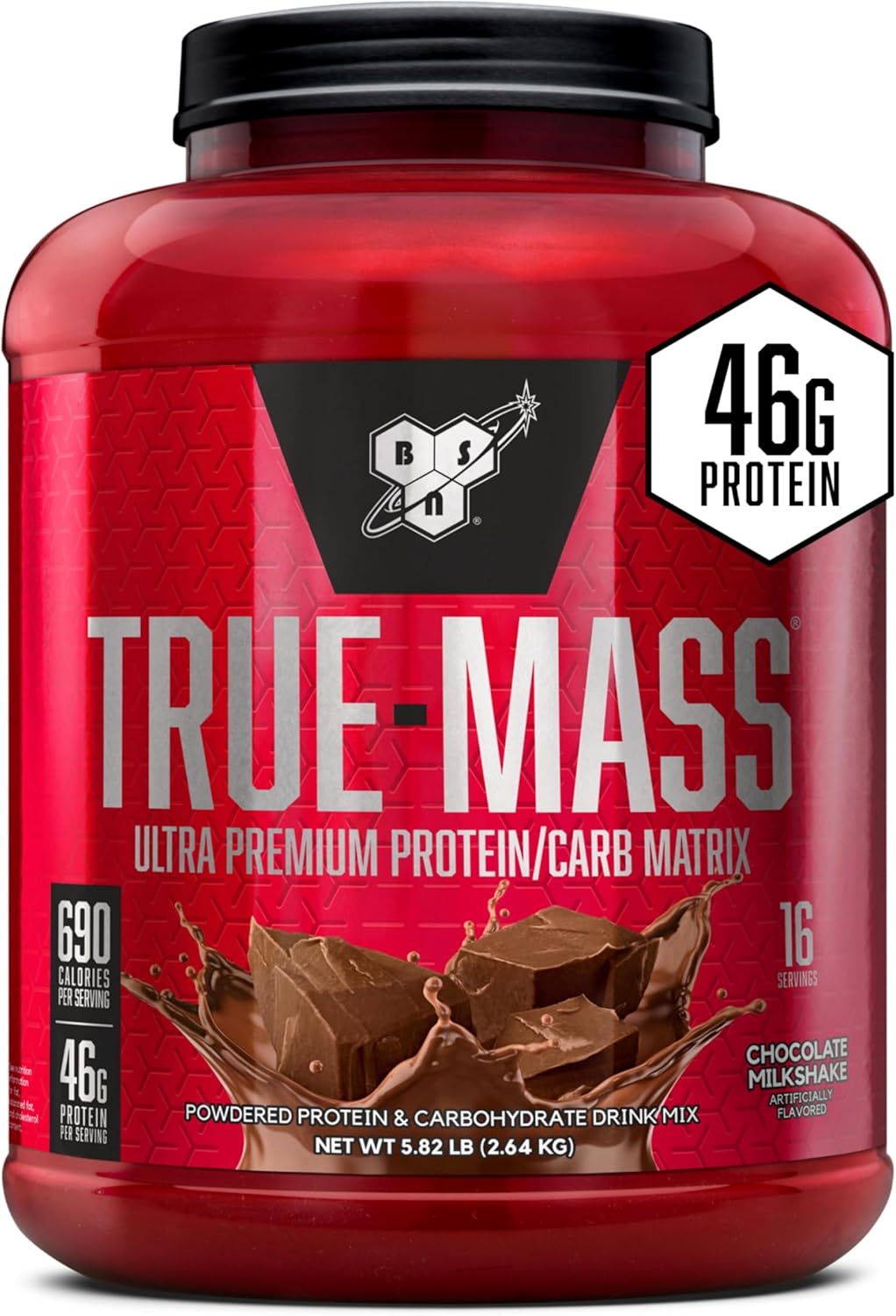 BSN TRUE-MASS Weight Gainer Protein Powder for Muscle Growth