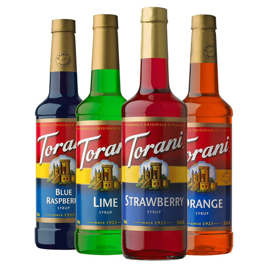 Torani Syrup Variety Pack for Delicious Soda Flavors
