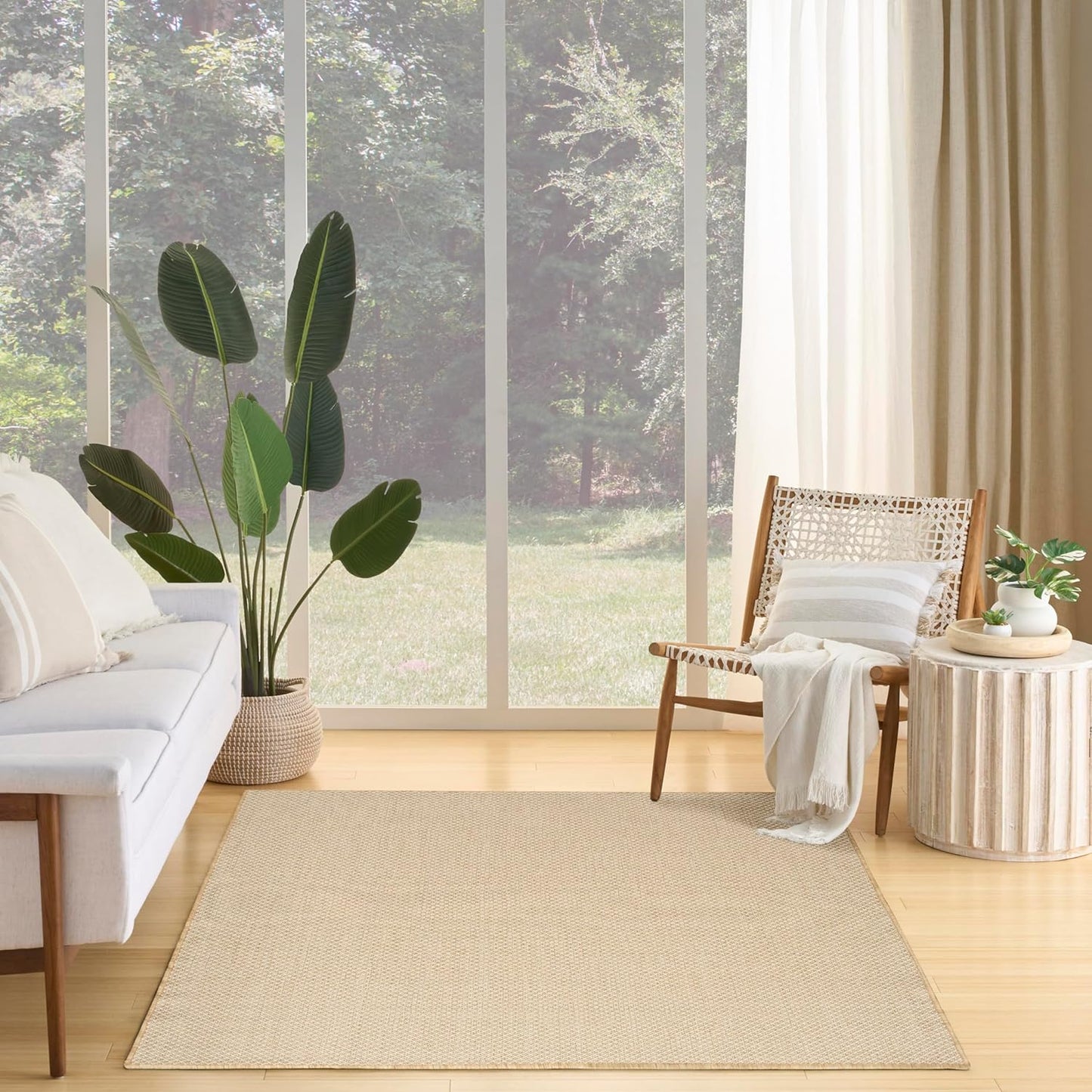 Nourison Home Courtyard Jute Ivory 4ft x 6ft Area Rug Review