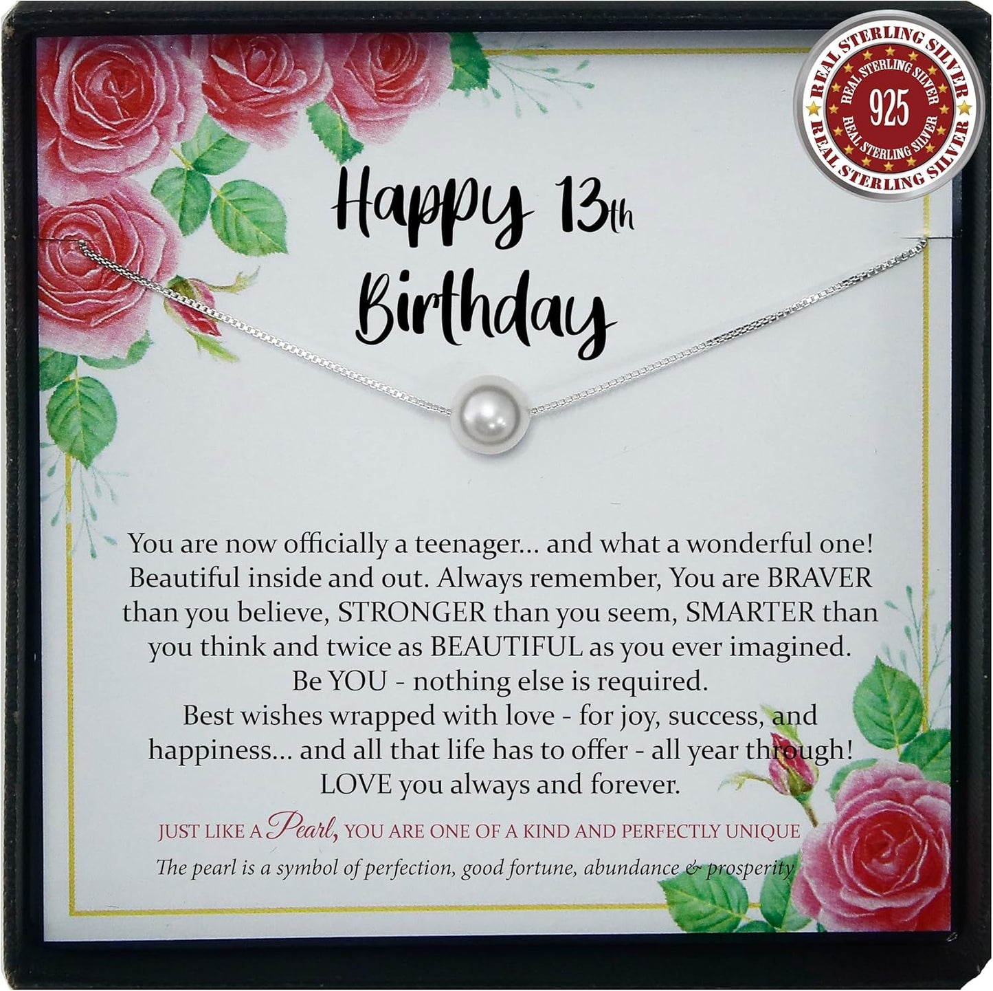 Be Wished Personalized 13th Birthday Gifts for Girls Necklace