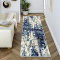 LUXE WEAVERS Modern Abstract Art Light Blue 2x7 Area Rug Review