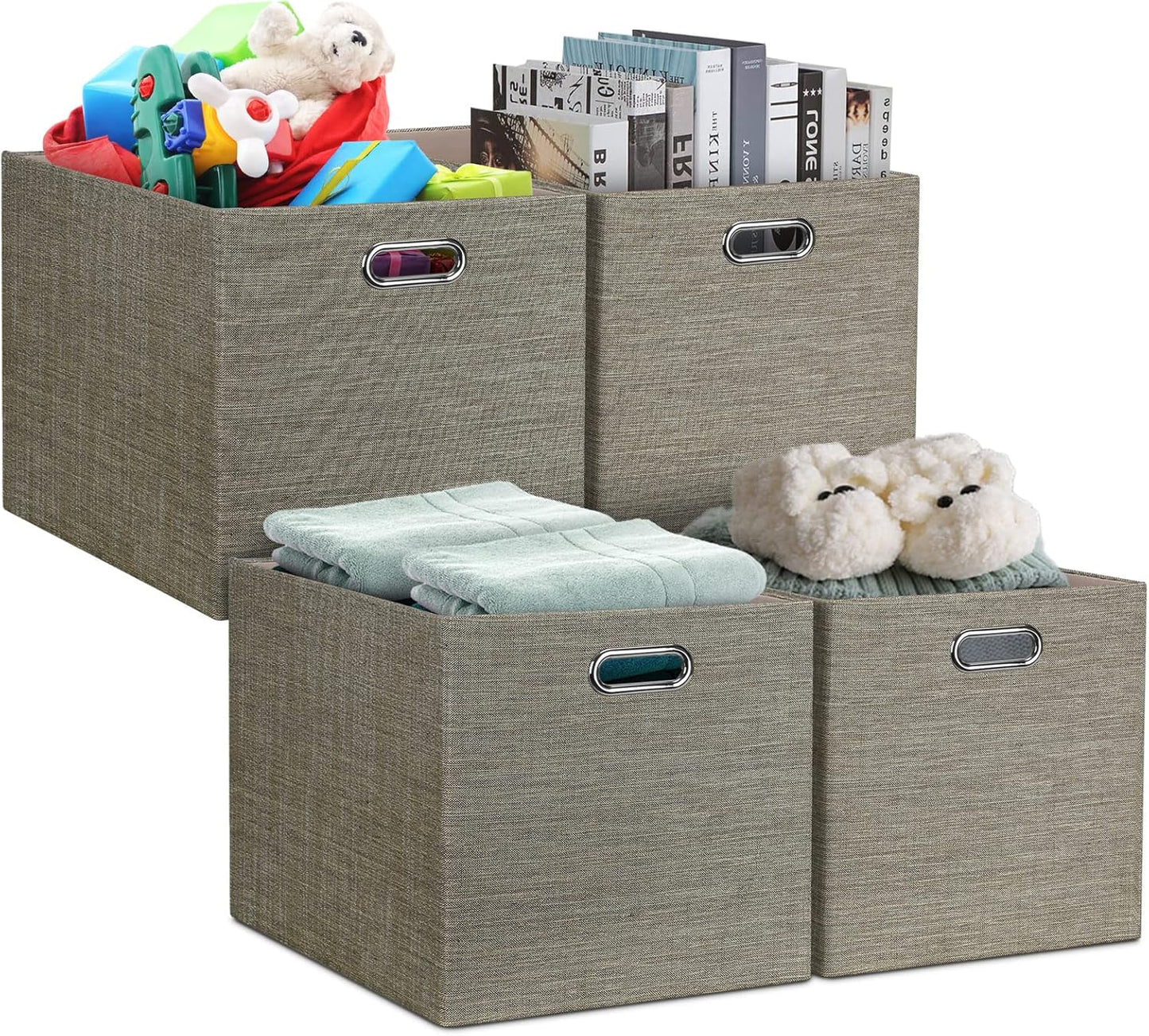Posprica 13x15x13 Storage Cube Bins for Stylish Organization