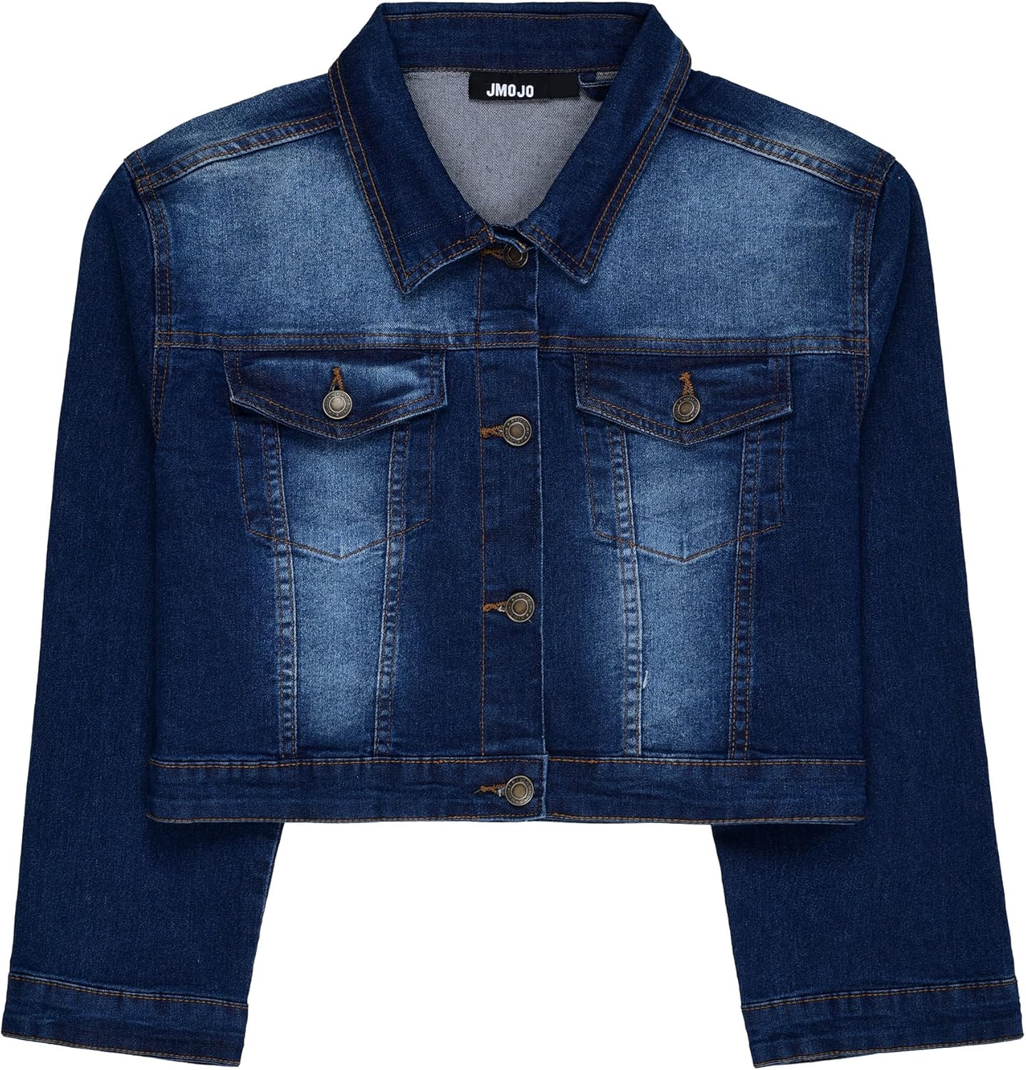 Cropped Denim Jacket for Women by JMOJO - Stylish & Trendy