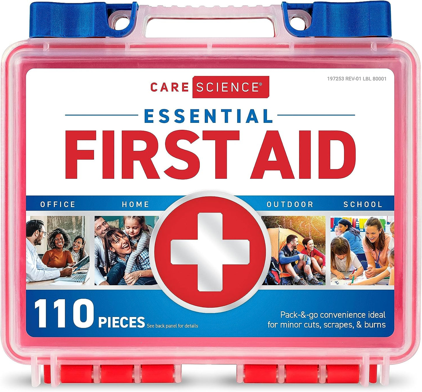 110-Piece Care Science First Aid Kit | FSA HSA Eligible