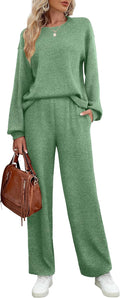 WIHOLL Women's Cozy Sweatsuit Set for Effortless Style and Comfort