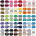 Feather Whimsy Eyelash Yarn - 40 Skeins Variety Pack - Fine Sport