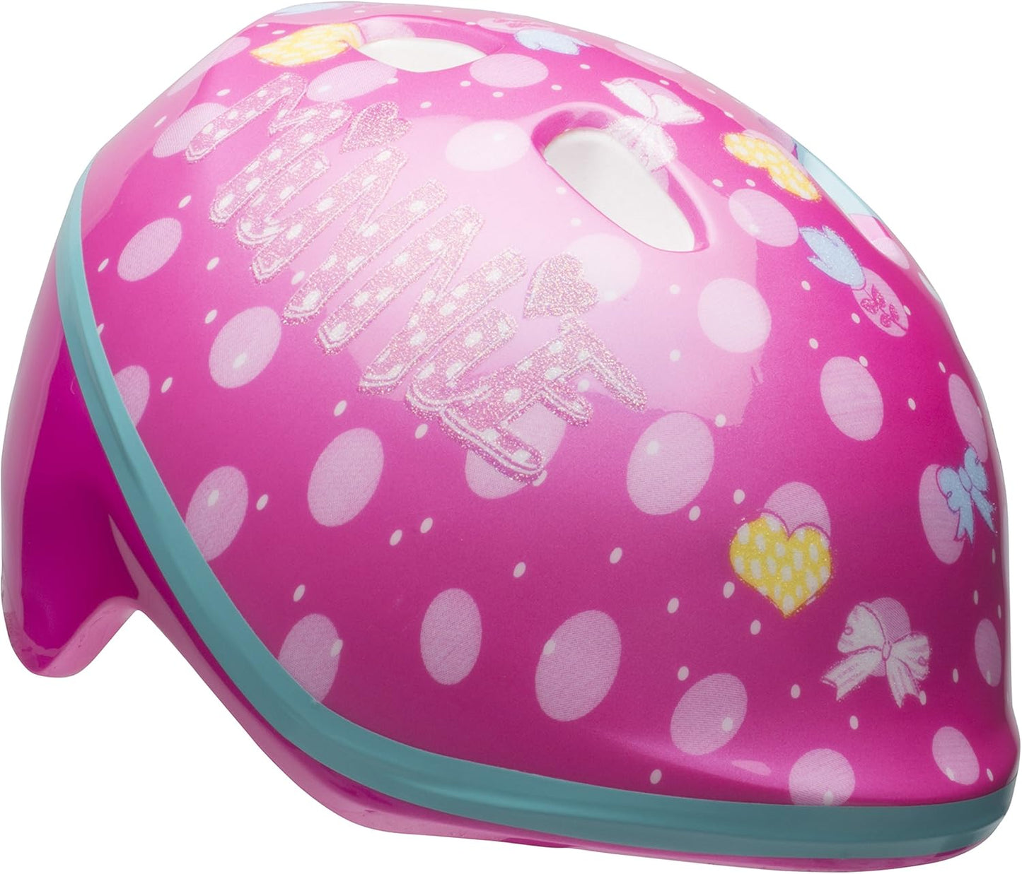 Protective BELL Minnie Toddler Bike Helmet in Pink - Ages 3-5