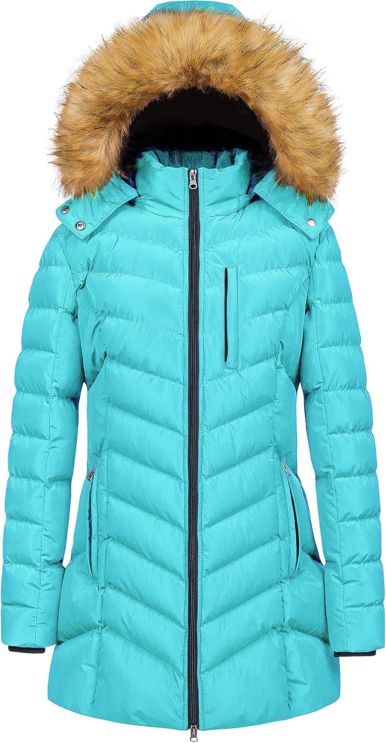 Waterproof Warm Long Puffer Jacket for Women - CREATMO US