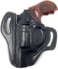 OWB Leather Holster for S&W J Frame and 38 Special Snub Nose Revolvers