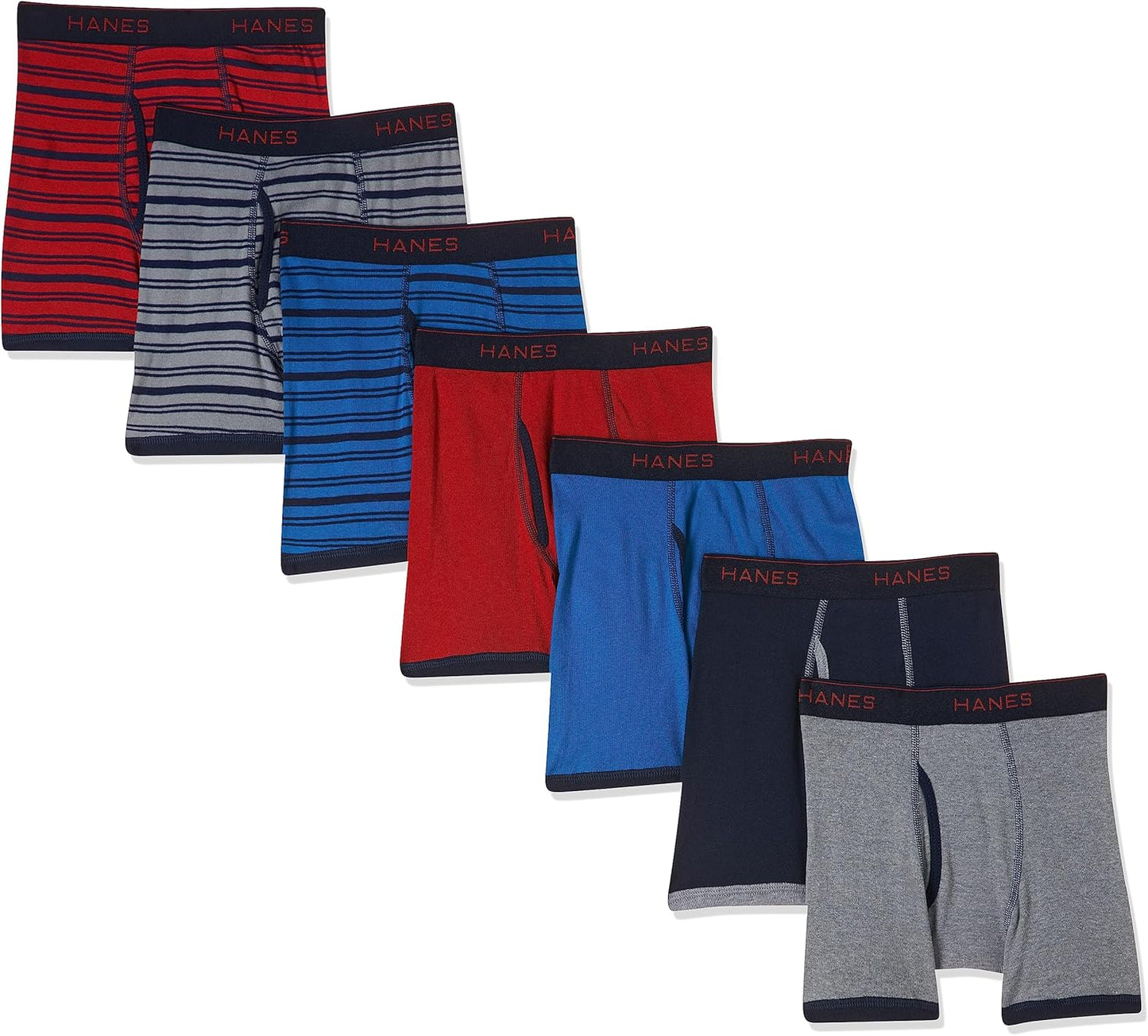 Hanes Boys Comfort Flex Fit Sport Ringer Boxer Briefs Value Pack