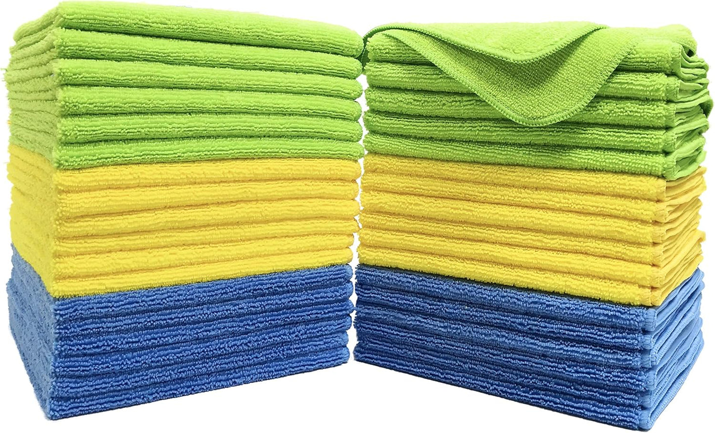 36 Pack POLYTE Microfiber Towel Set - Ultimate Cleaning Power