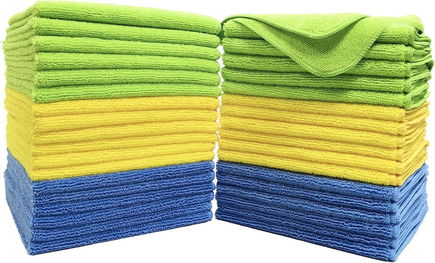 36 Pack POLYTE Microfiber Towel Set - Ultimate Cleaning Power