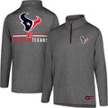 Men's Ultra Game NFL Quarter Zip Long Sleeve Shirt for Casual Wear