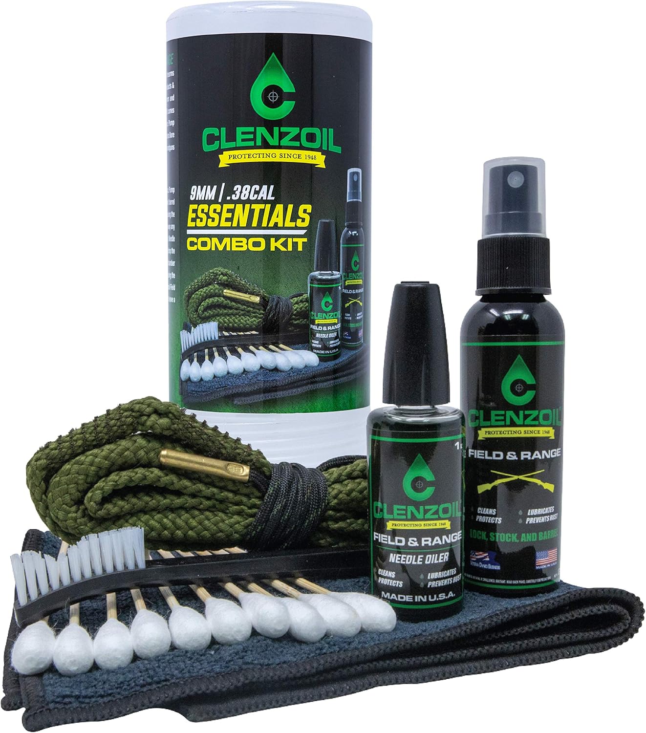 CLENZOIL Field & Range Gun Cleaning Kit for Pistol & Rifle