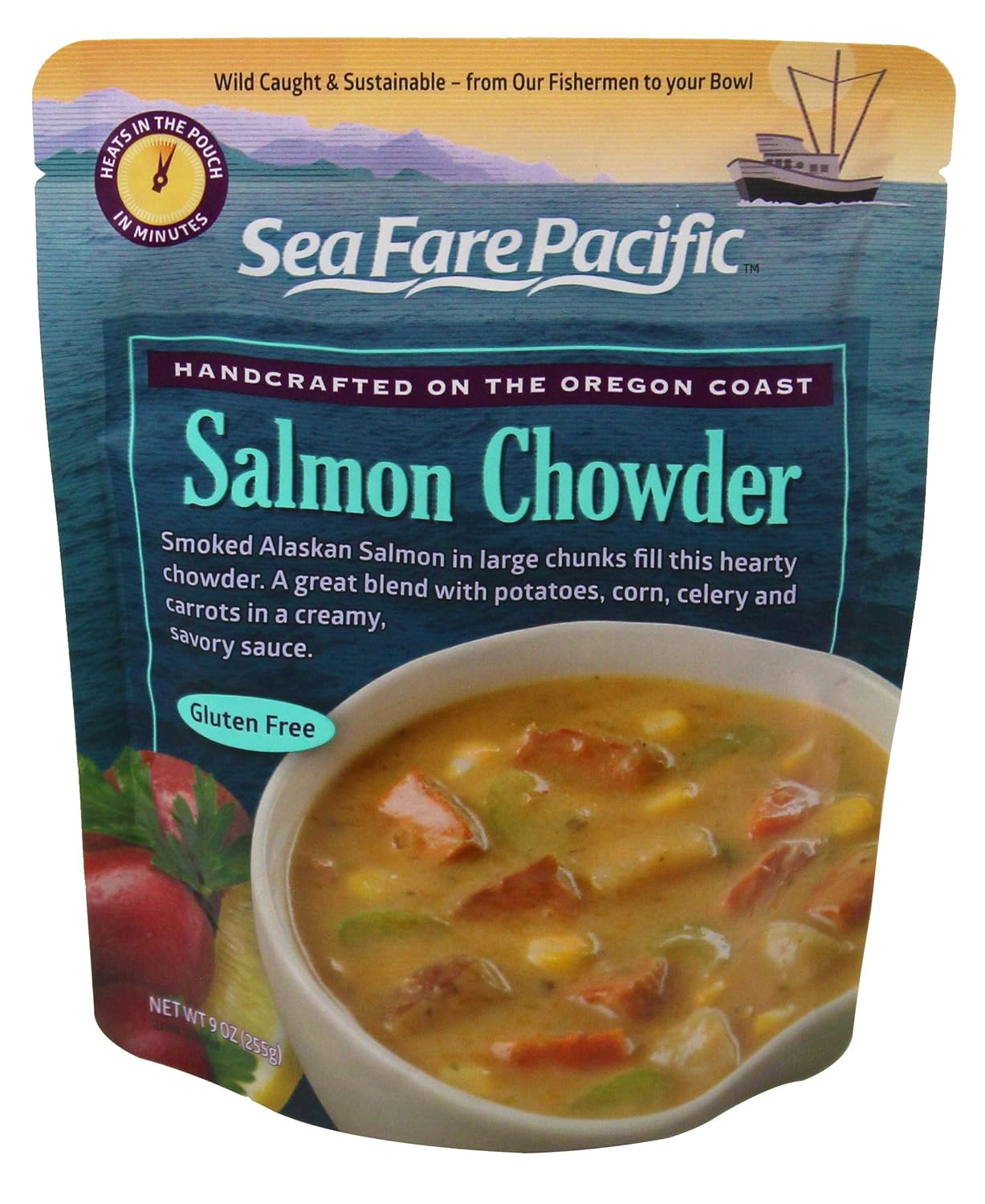 Sea Fare Pacific Smoked Salmon Chowder - Gluten-Free Delight
