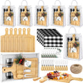 Christmas Cheese Board Gift Sets for Guests - 6 Preassembled Sets