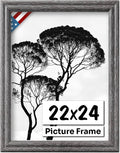 Barnwood Gray 22x24 Picture Frame.75 in Wide - Rustic Solid Wood