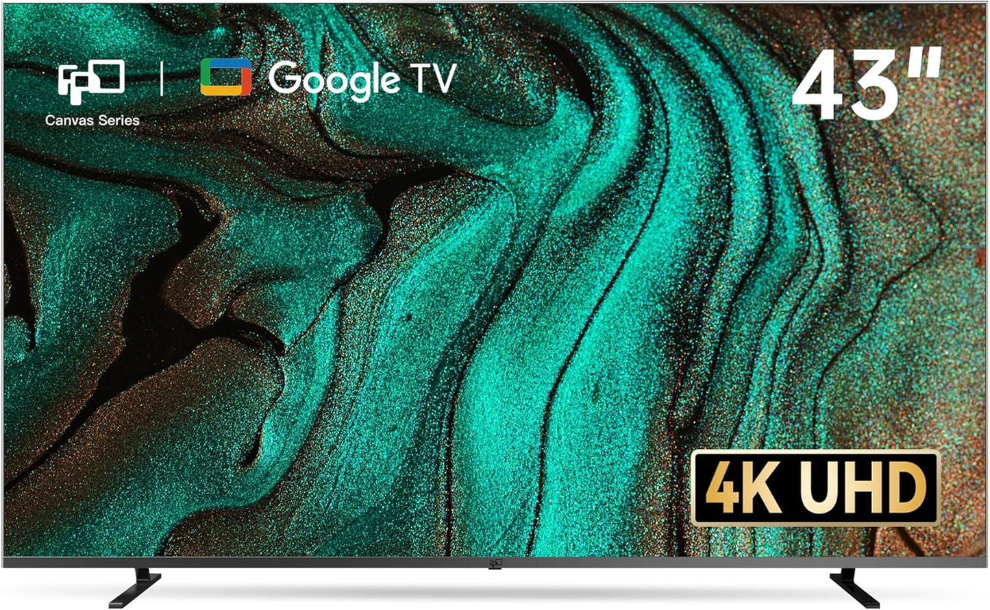 43 Google TV 4K UHD HDR Dolby Vision Bluetooth Slim TV