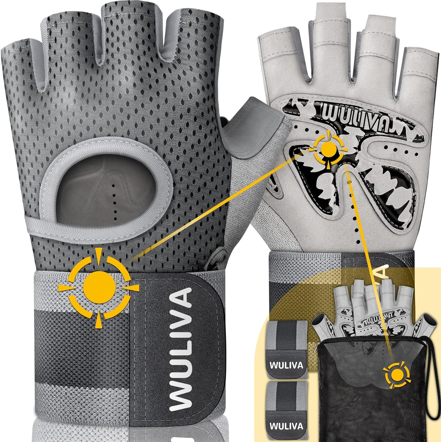 Padded Workout Gloves Set - Enhance Your Performance!