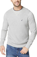 Nautica Ribbed Sweater - Classic Cotton-Knit Crew for Everyday Wear