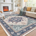 OPPODREAM Soft 6x9 Area Rug - Washable Low-Pile Elegance