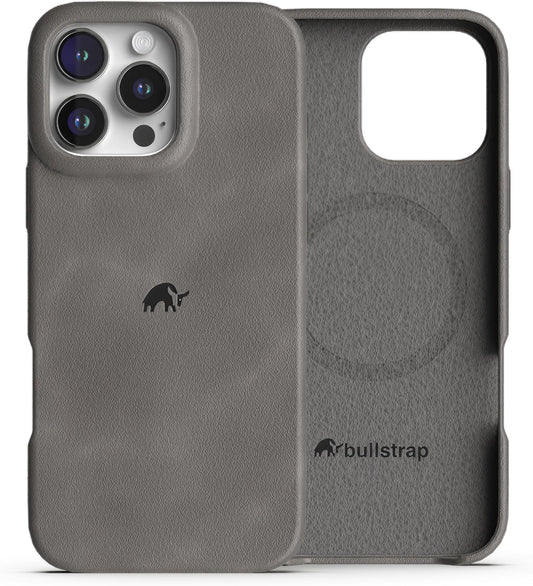 Premium Handcrafted Leather Case for iPhone 16 Pro - Slate