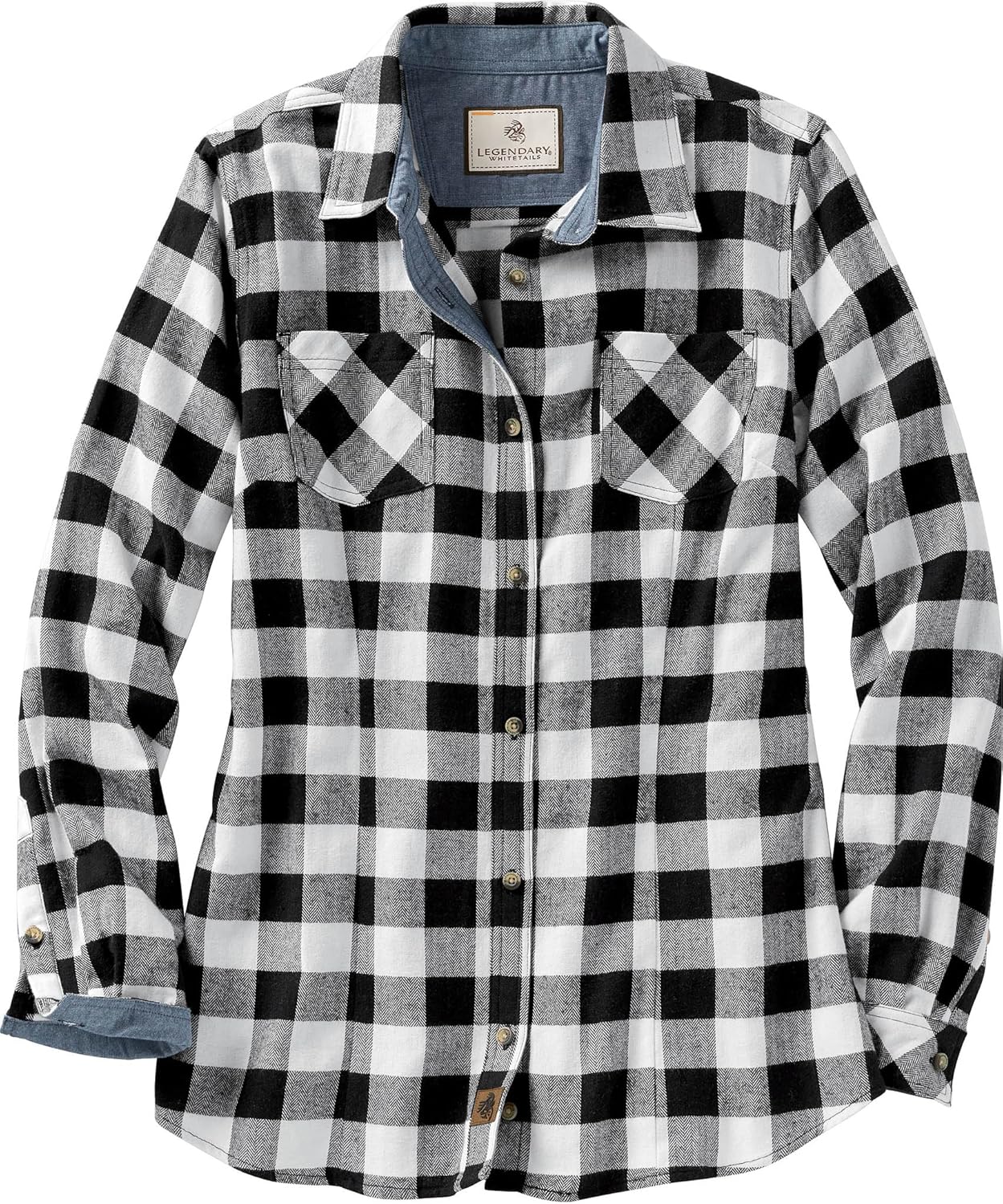 Legendary Whitetails Women's Long Sleeve Plaid Flannel Shirt