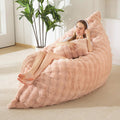 Giant Bubble Pink Bean Bag Chair - 3 in 1 Convertible Lounger