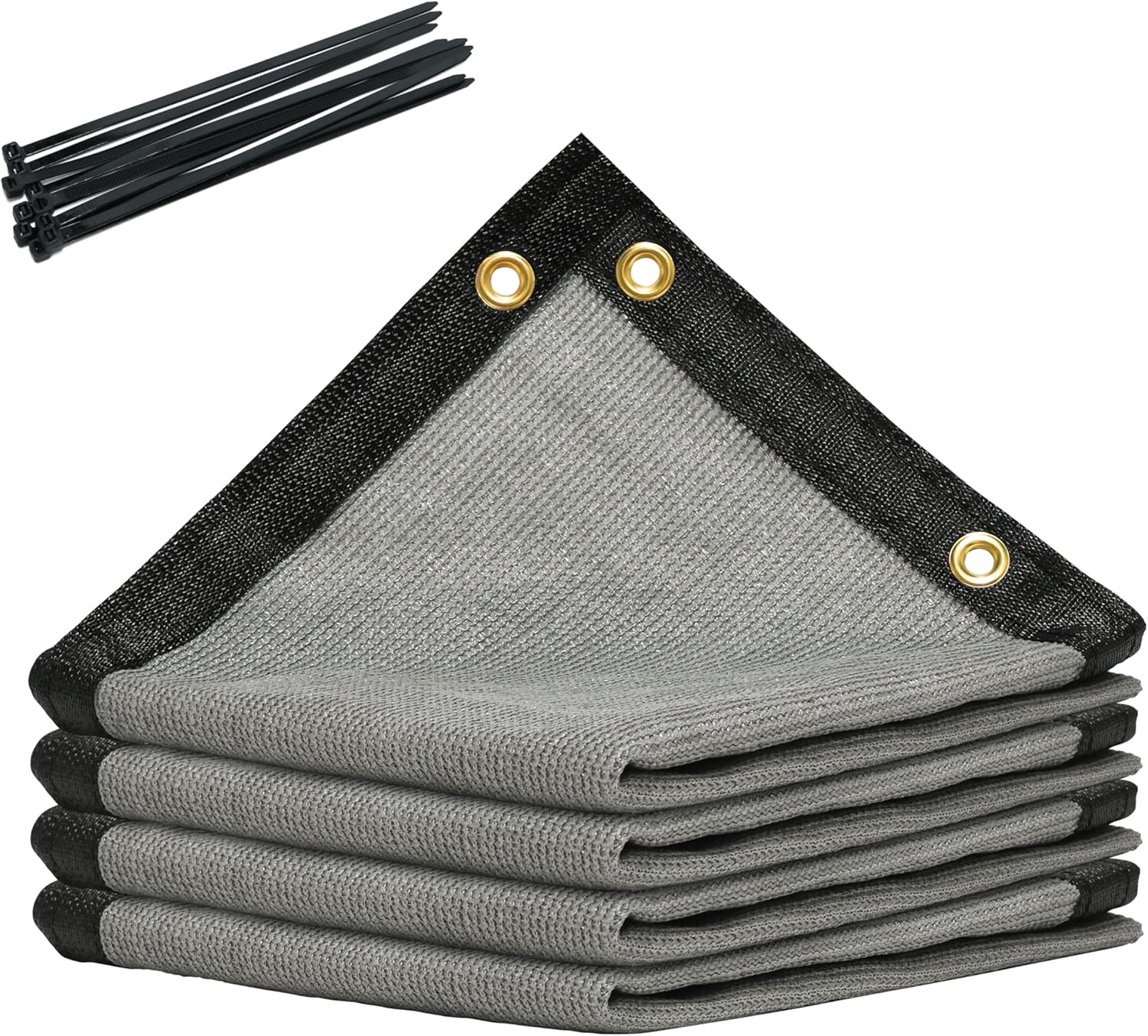 8ft x 21ft Grey Custom Shade Cloth for Dog Kennels and More
