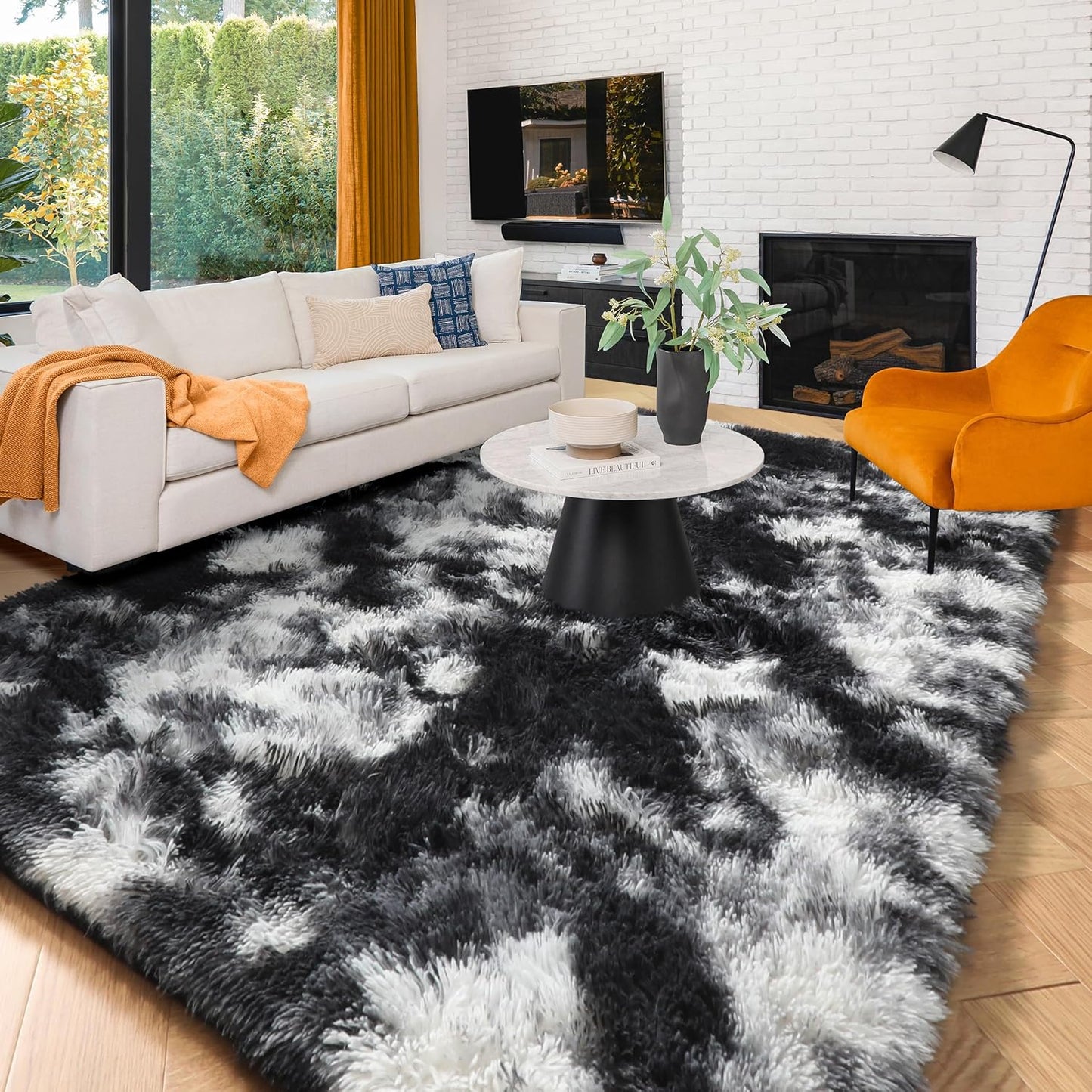 Soft Fluffy Area Rugs for Living Room and Bedroom Comfort