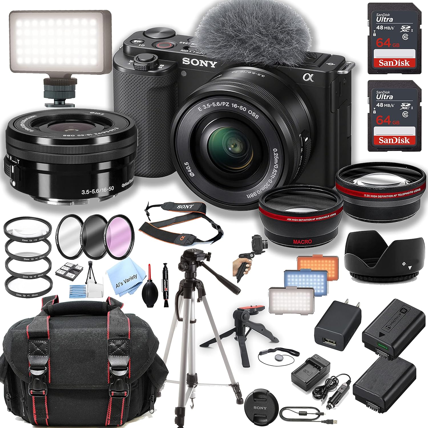 Sony ZV-E10 Bundle: Capture Every Moment Like a Pro!