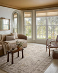 Round Area Rug 9 ft 6 in Natural/Stone - Pace Collection