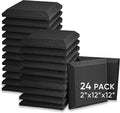 Fstop Labs Acoustic Foam Panels 24 Pack 2in Mushroom Studio Wedge