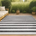 JONATHAN Y Wide Stripe Indoor Outdoor Area Rug 3X5 Review