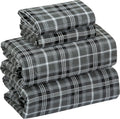 Bliss Casa 4 Piece Cotton Flannel Sheets Queen Size - Warm & Extra