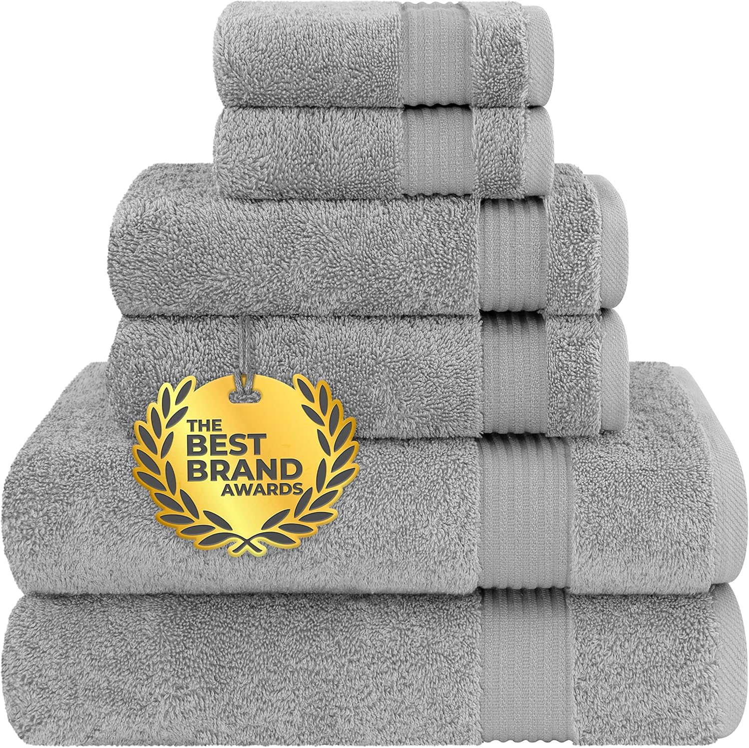 Luxurious 6 Piece Cotton Towel Set for Ultimate Comfort