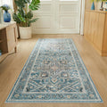 WITSHOCK Living Room Area Rug 3x8 - Washable Low-Pile Boho