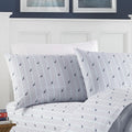 Nautica Twin Sheets Cotton Percale Bedding Set - Dorm Essential