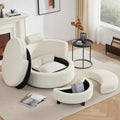 360Modern Swivel Chair: Stylish & Storage-Savvy!