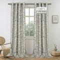 DriftAway Julia Watercolor Blackout Curtains 52 in x 84 in - Elegant