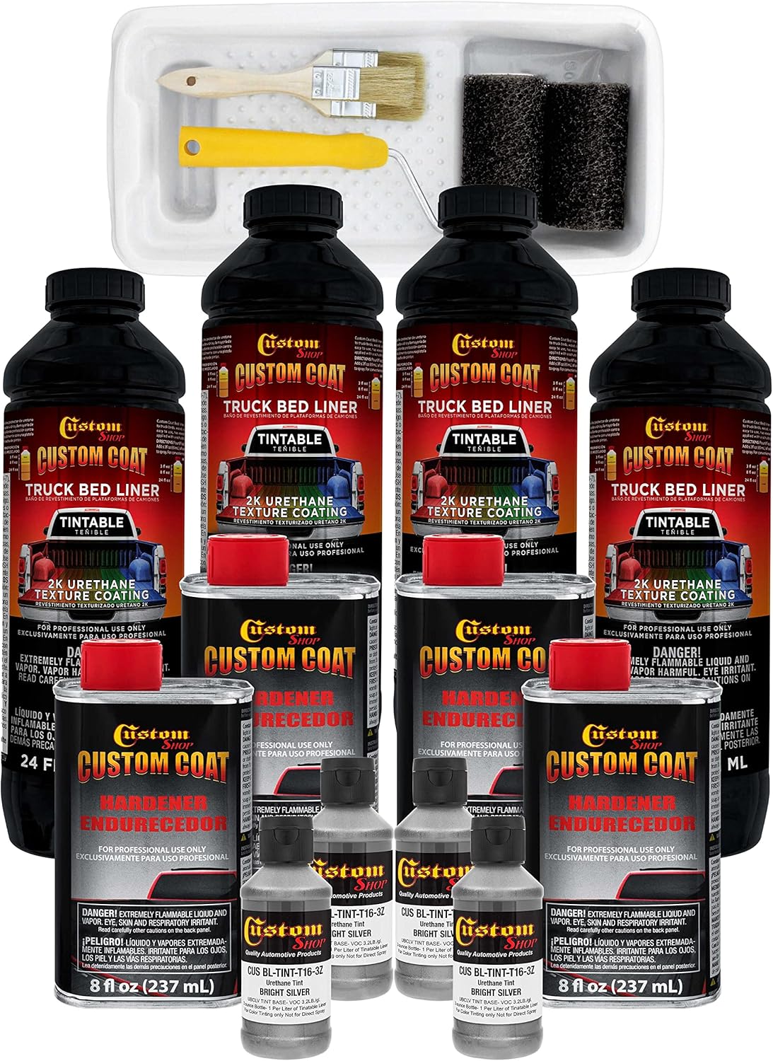 Custom Coat Bright Silver 1 Gallon Truck Bed Liner Kit Review