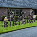 Happy Birthday Yard Signs Set for Outdoor Party Decor