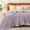 EMME Muslin and Fleece Queen Blanket Reversible - Soft Warm 80in x