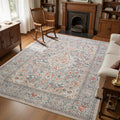 Washable Rug 3x5 Non Slip Beige Area Rug for Every Room