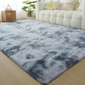 Gray Shag Rug 9x12 Area Rugs for Cozy Living Room Decor