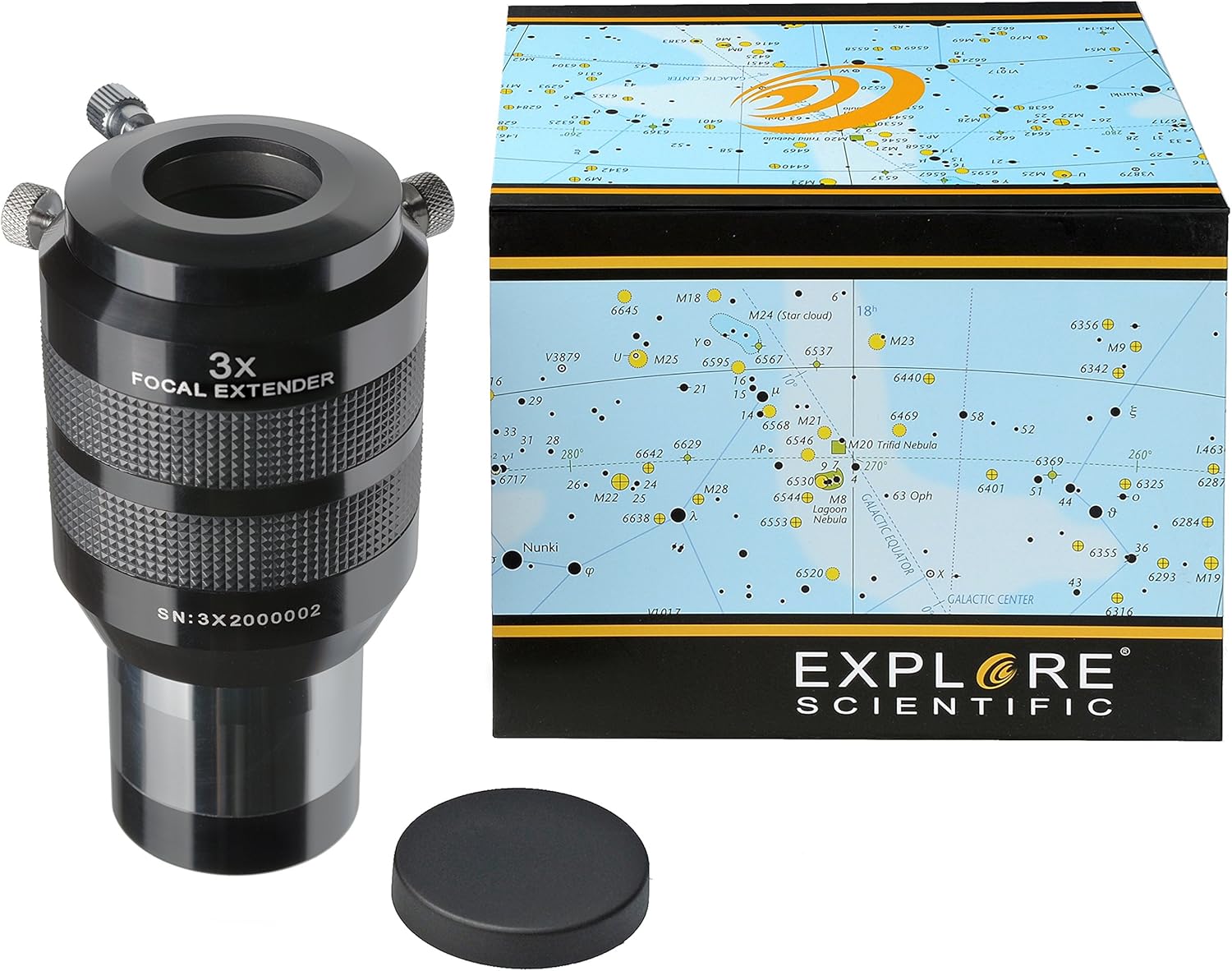 Explore Scientific Focal Extender Barlow Lens for Telescopes