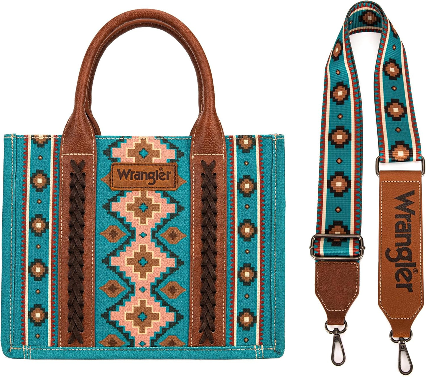 Wrangler Purse Aztec Tote Bag for Women - Stylish Western Hobo
