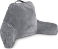Husband Pillow Dark Grey Standard+ Reading Pillow - Full Upper-Body
