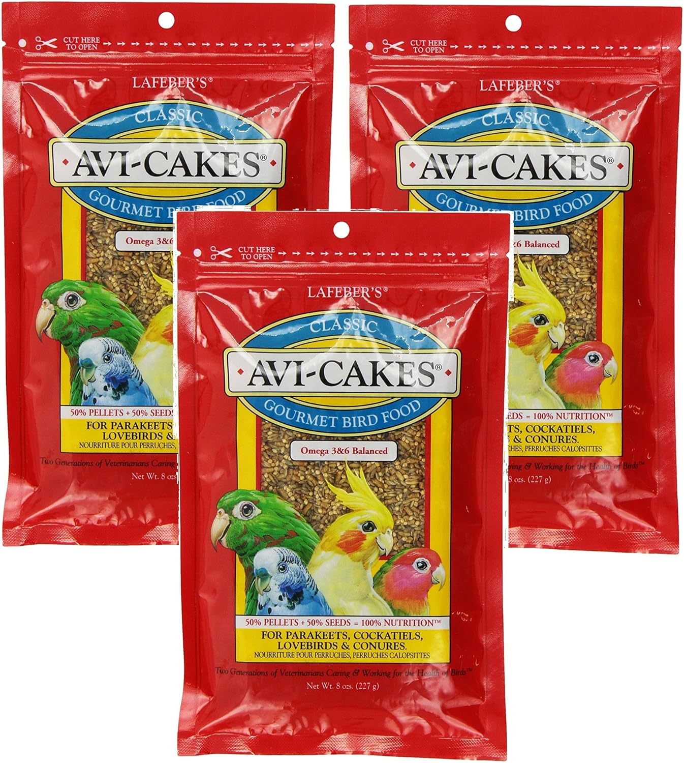 Lafeber's Original Flavor Avi-Cakes for Parakeets & Conures